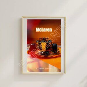 McLaren F1 2025 Season Print 11x17